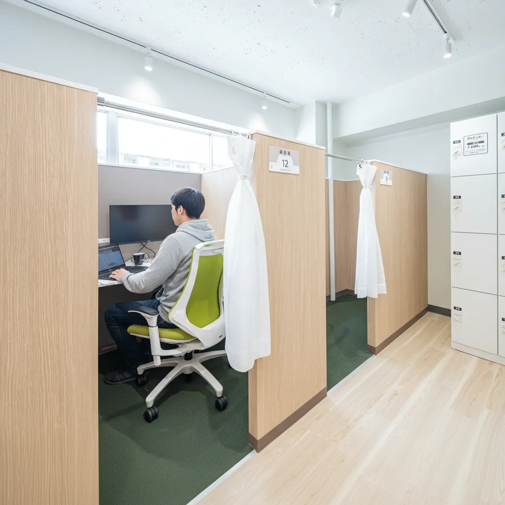 自習室 KAKOI 後楽園駅前店 の内観